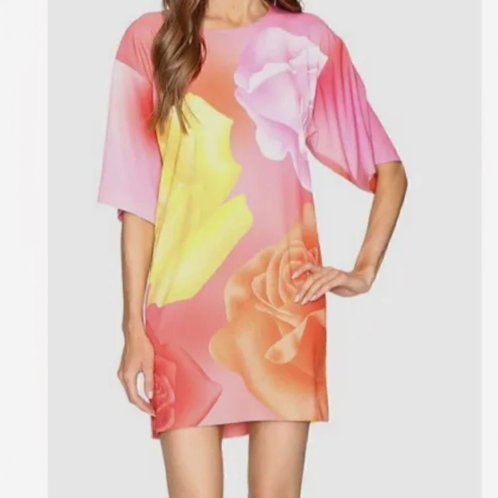 Moschino Boutique Floral Shift Dress